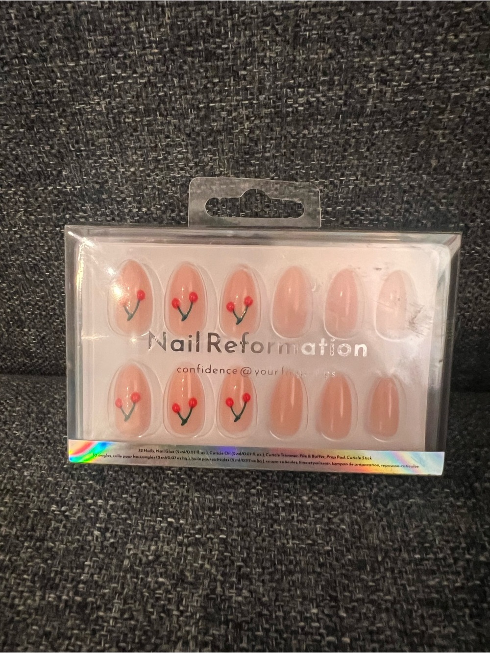 NWOT Nail Reformation Mon Cherie Short Almond Press On Nails